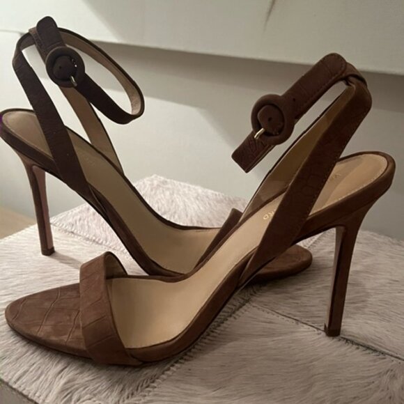 Veronica Beard Darcelle Ankle-Strap Stiletto Heels - Picture 3 of 9